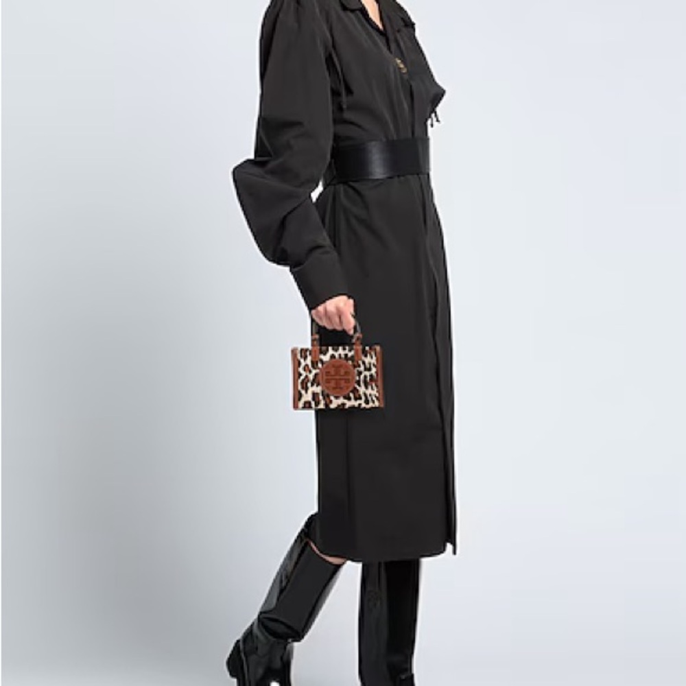 Tory Burch Mini Ella Leopard Tote